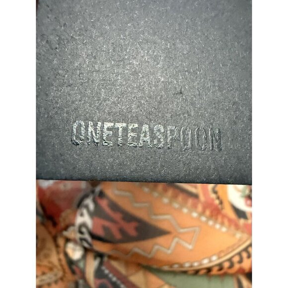 One Teaspoon Dress Orange Paisley One Shoulder Dress - Picture 14 of 15